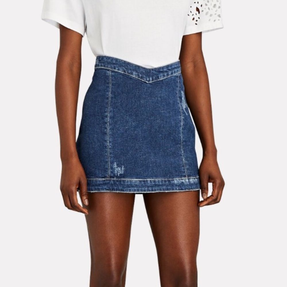 Retrofete Wesley Denim Mini Skirt